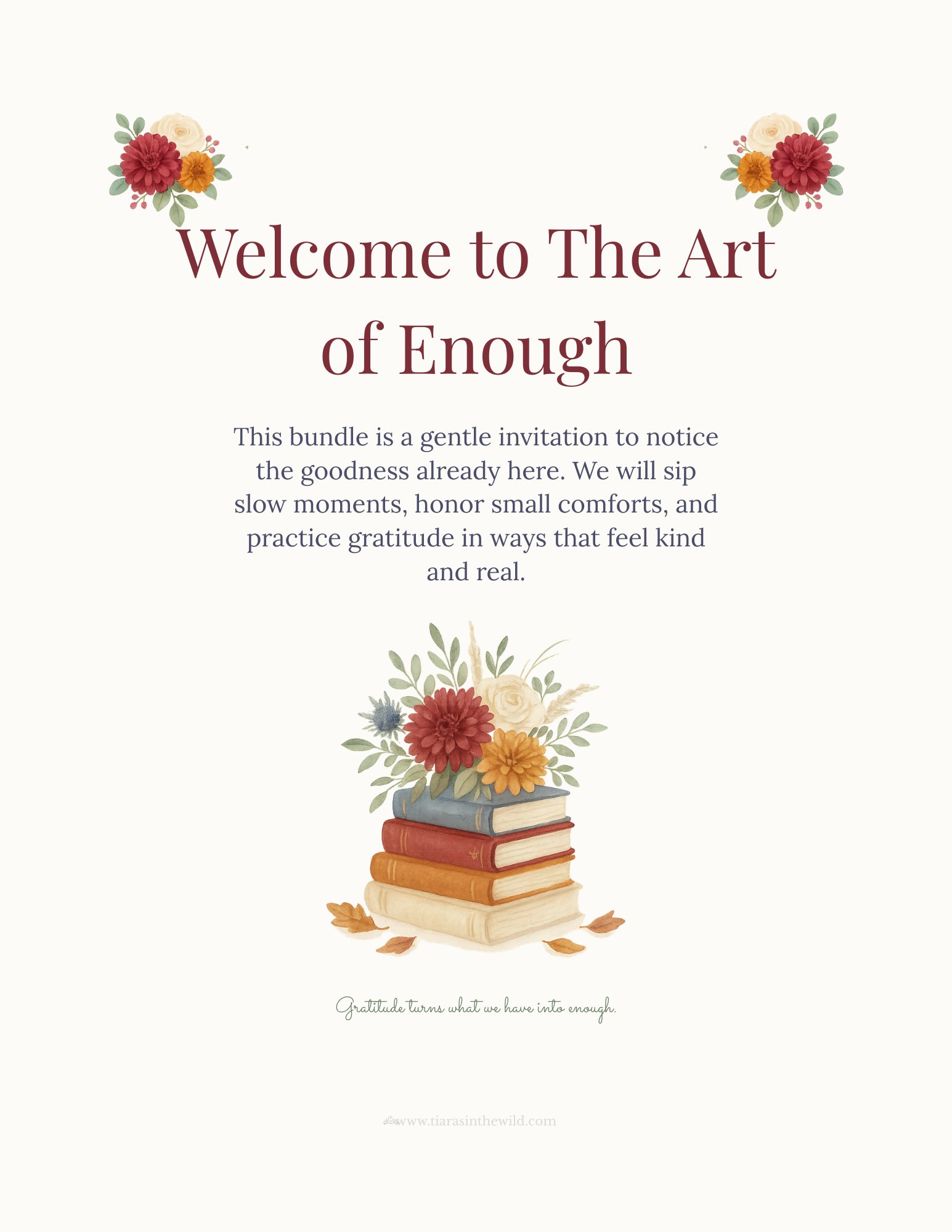 The Art of Enough November bundle product image (3)