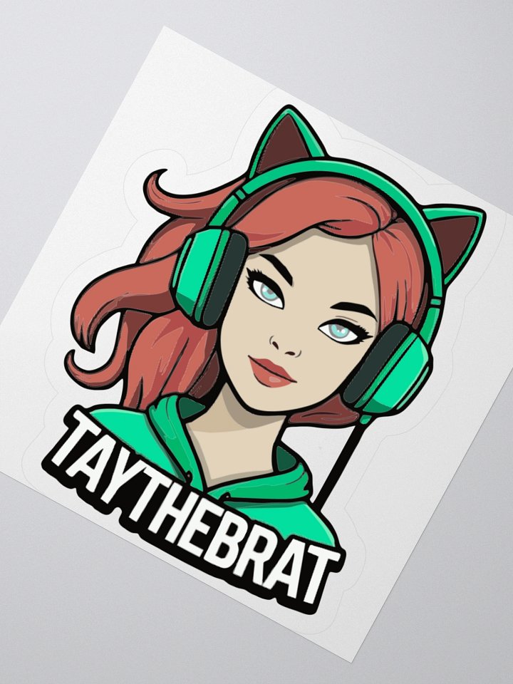 Cat Ear Headphones Sticker product image (3)