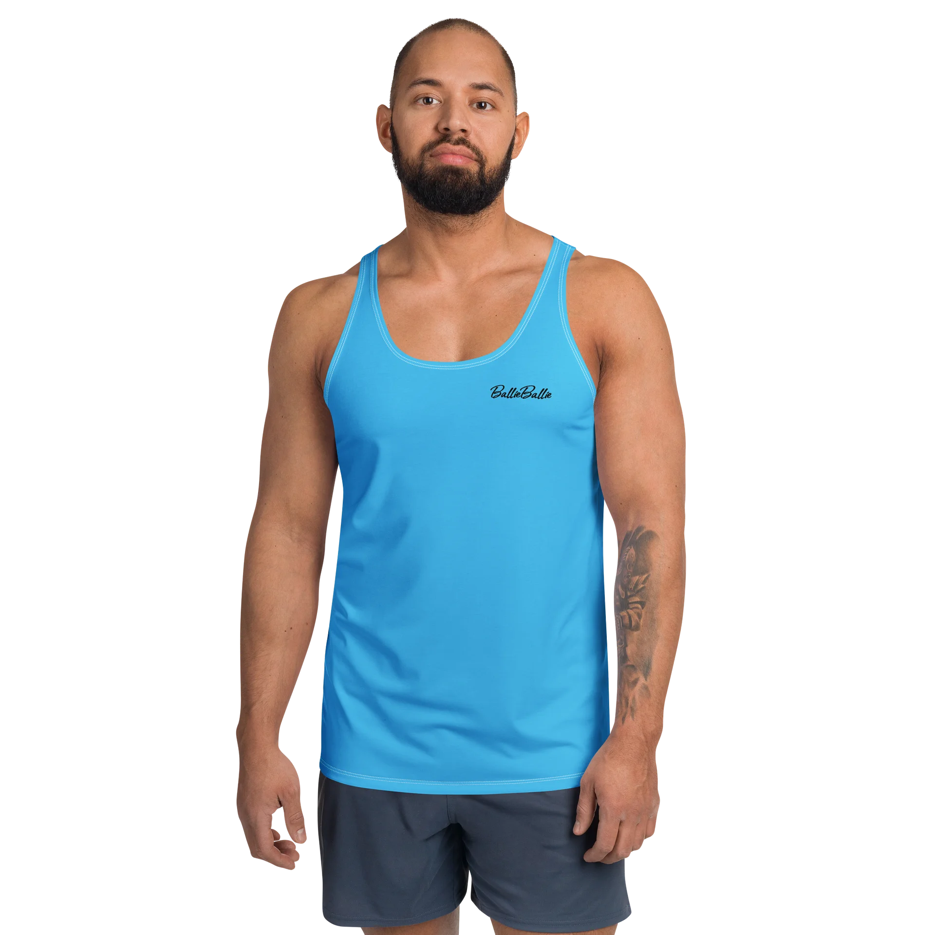 Tank Top Deep Sky Blue product image (1)