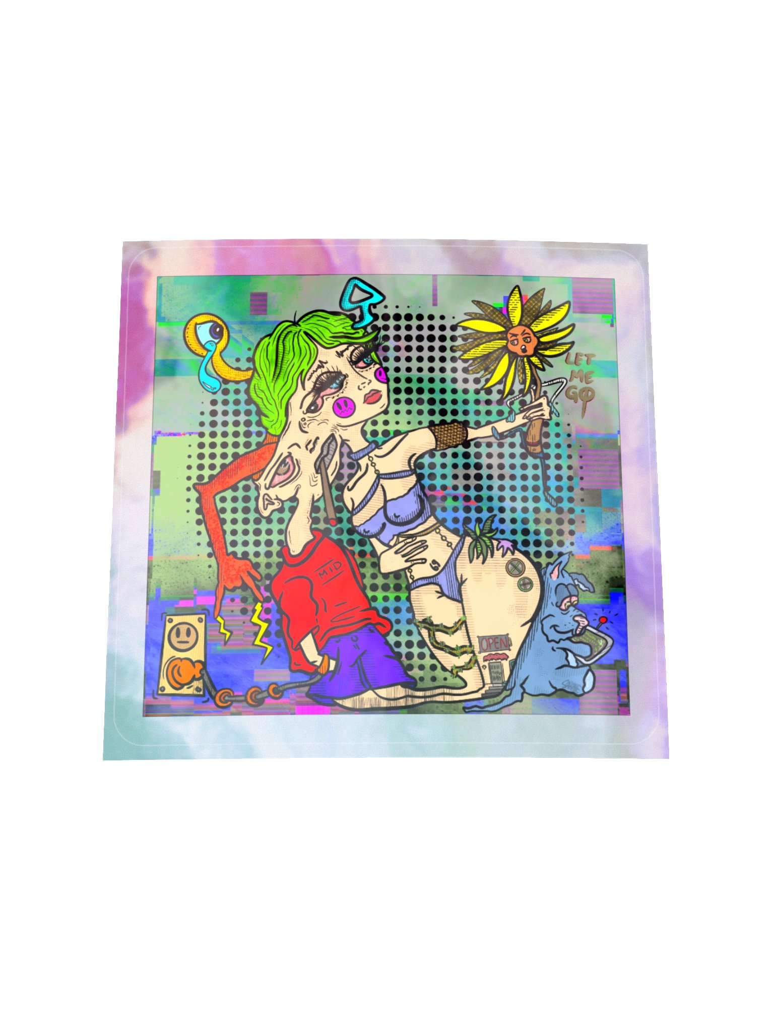 DONT LET GO Holo Sticker product image (3)