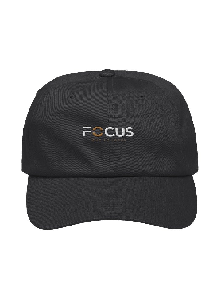 FOCUS Dad Hat — Black product image (1)