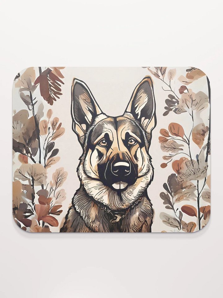 Autumn German Shepherd Mouse Pad product image (1)