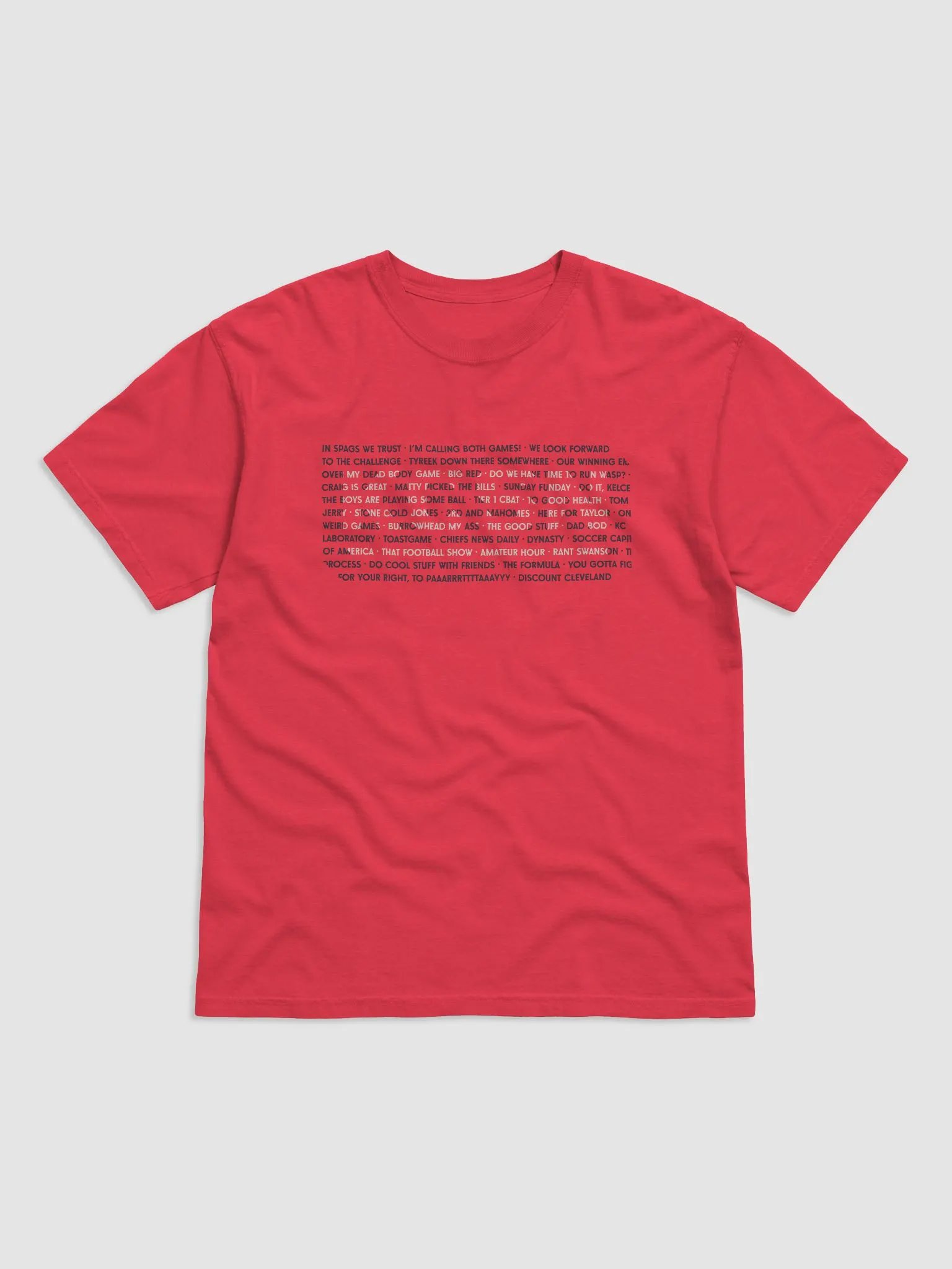 KCSN Word Art (Red) product image (1)