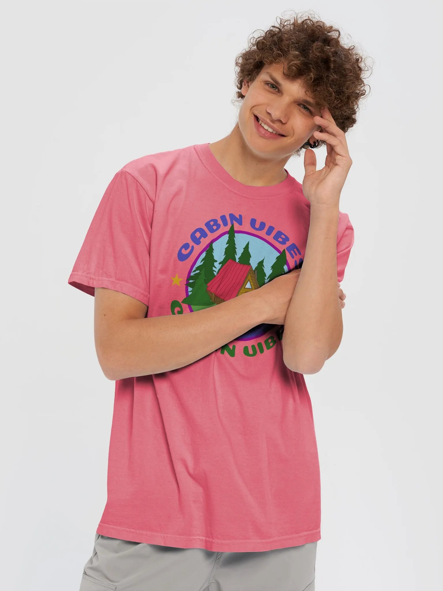 Cabin Vibes | Comfort Colors Heavyweight T-Shirt product image (4)
