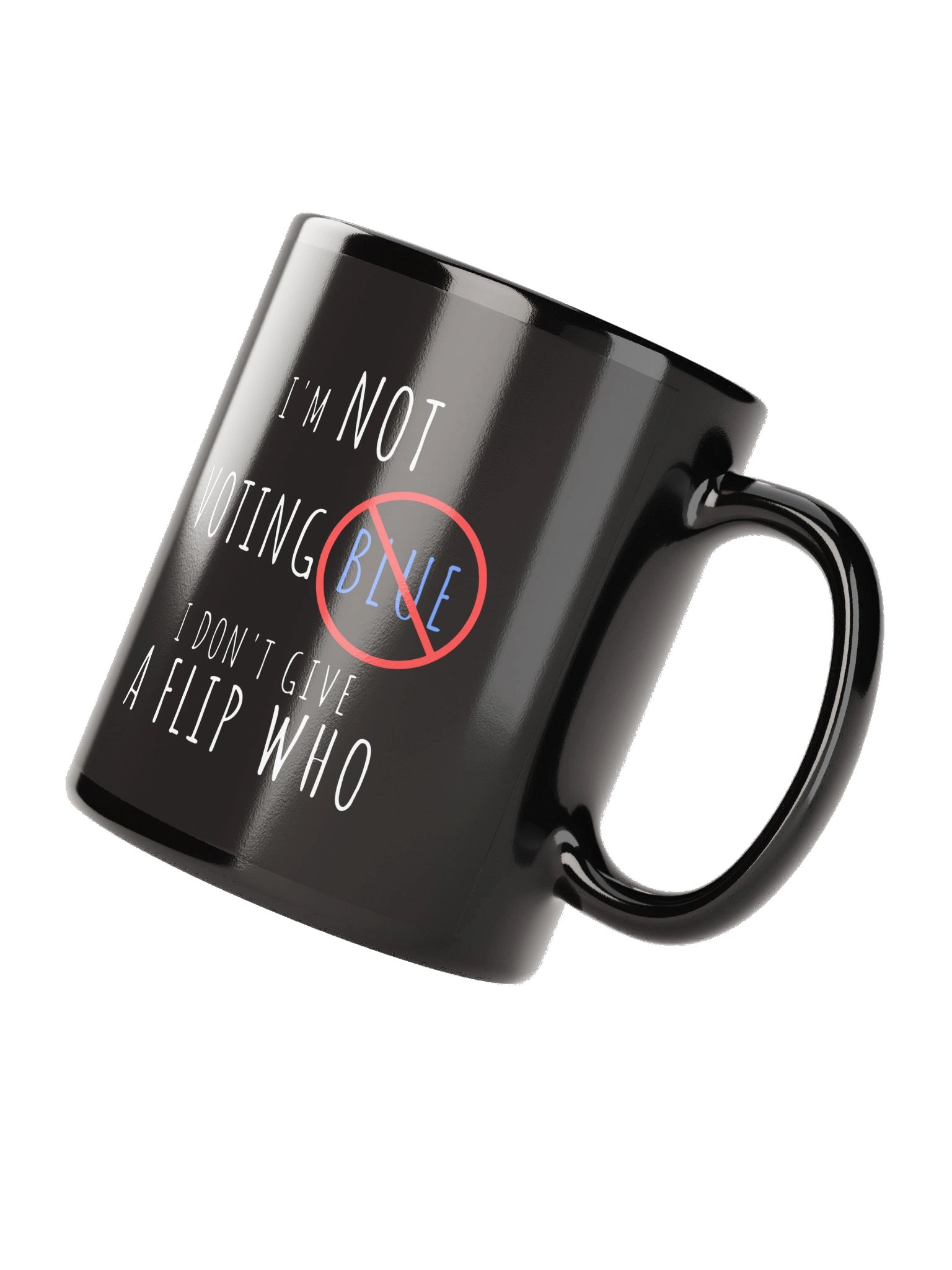 The Not Voting Blue Mug - Black product image (7)
