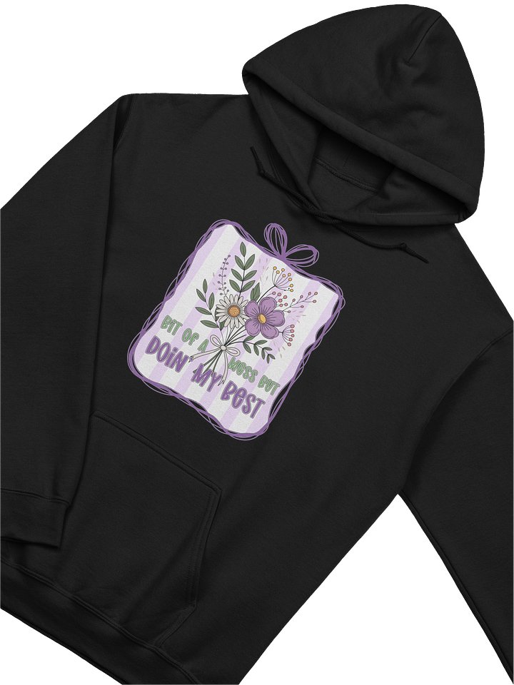 Bit of a Mess But Doin’ My Best – Real Life Mental Health Message Mental Health Awareness Hoodie product image (2)