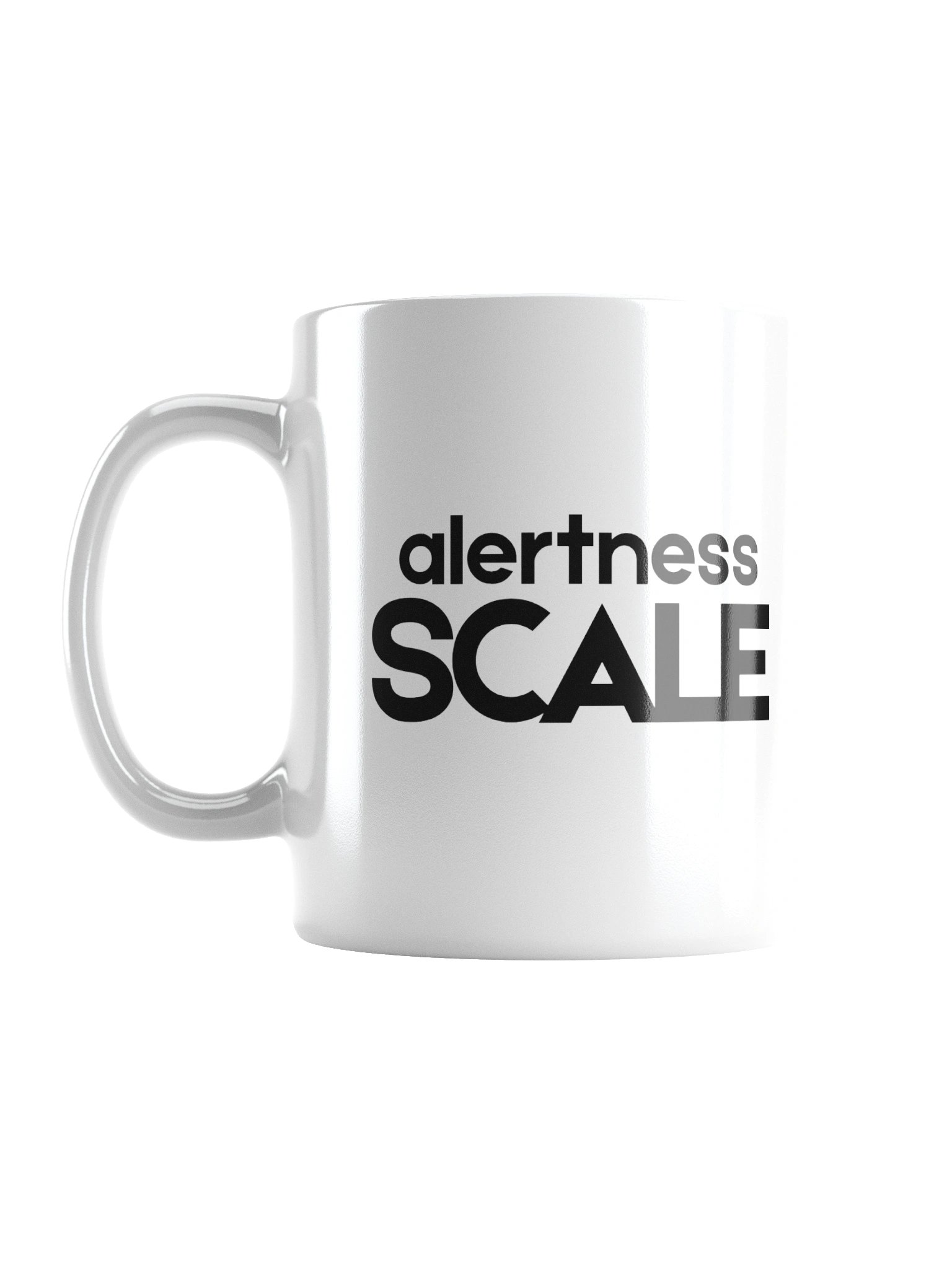 Alertness Scale Mug - Minimalist Shared Living Humour - Evening Ritual Gift product image (1)