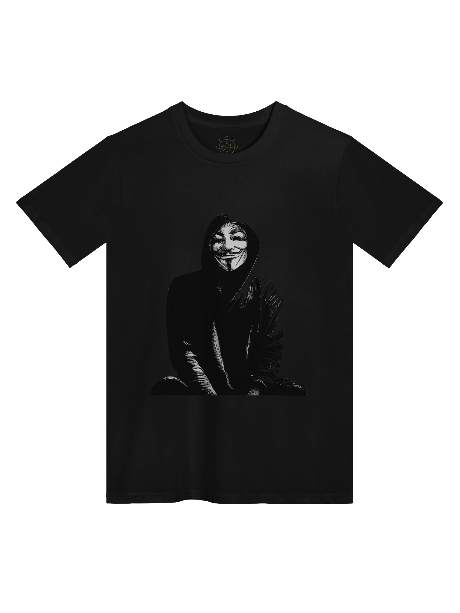 Silent Rebellion – Anonymous Mask Tee product image (2)
