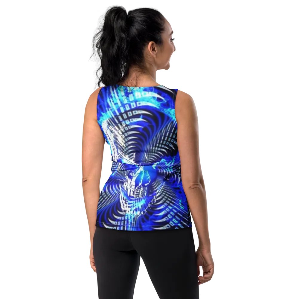 Neon Skull Symmetry Women's Tank Top product image (9)