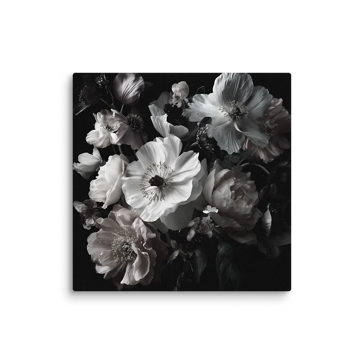 Carbon Bloom III — Quiet Choir Canvas product image (1)