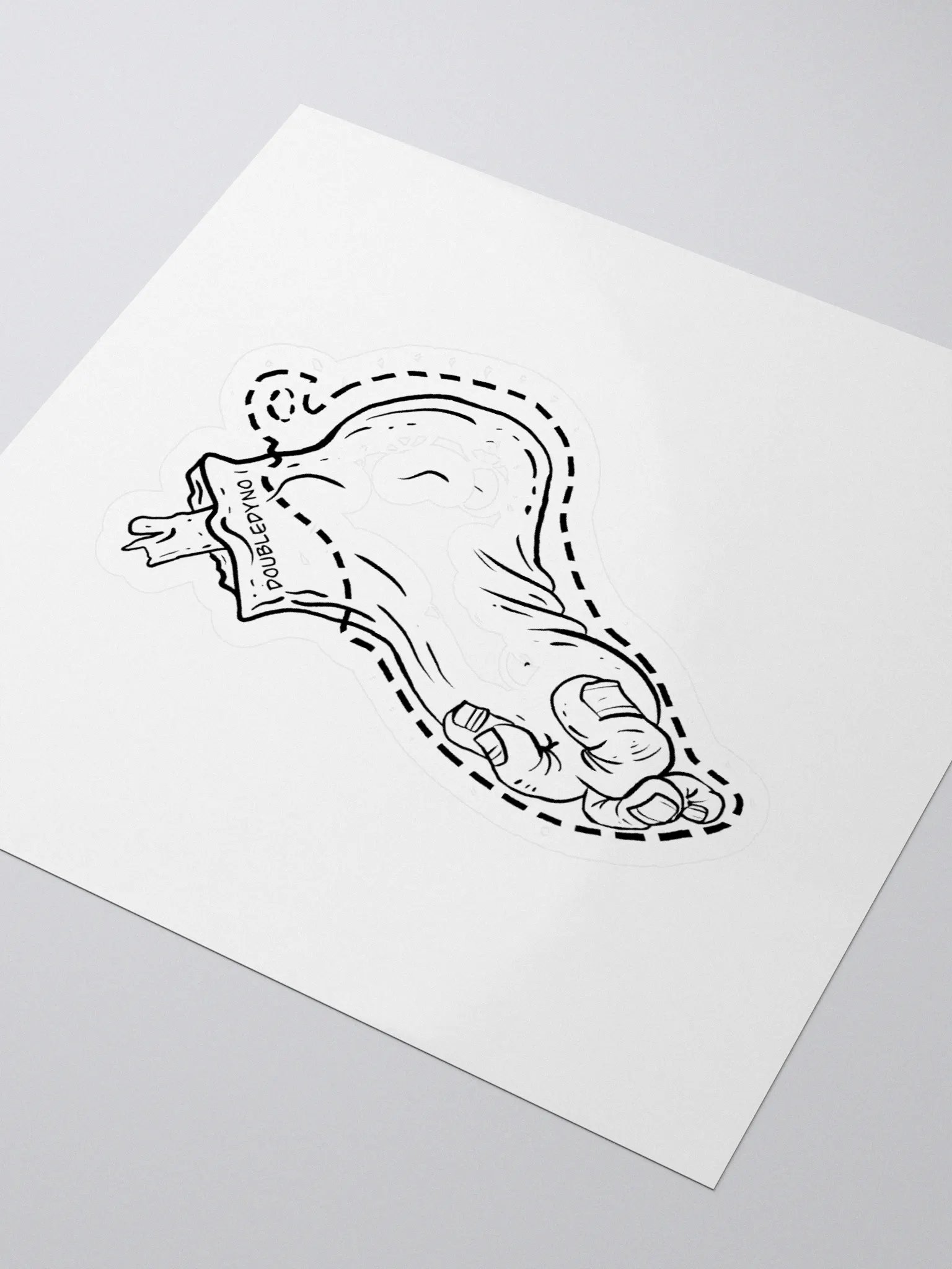 Rock climber foot sticker product image (3)