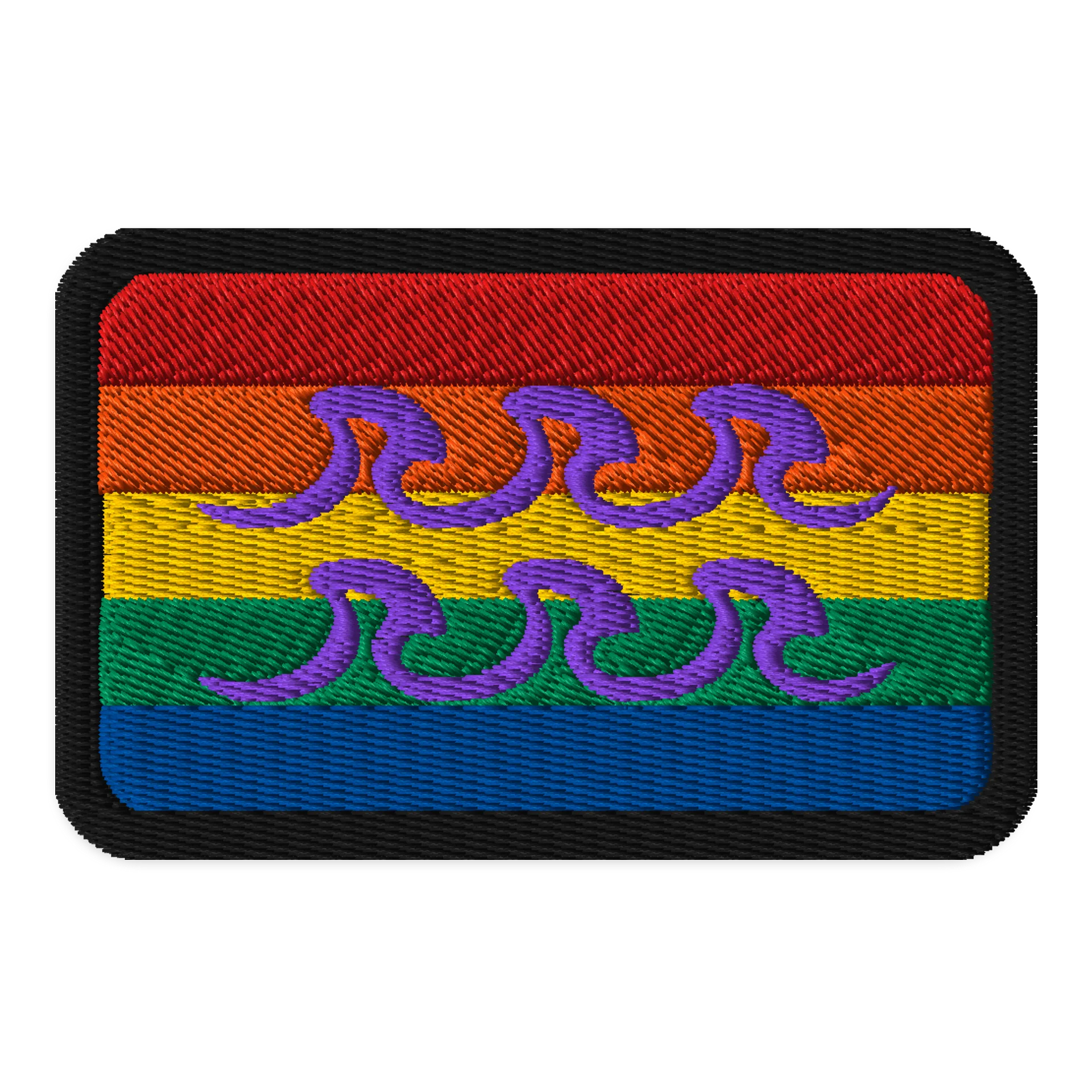 Zodiac Symbols Rainbow Patch - 11 - Aquarius product image (1)