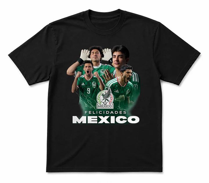 Vintage Mexico Soccer Bootleg T-Shirt | Retro El Tri Football Graphic Tee product image (1)