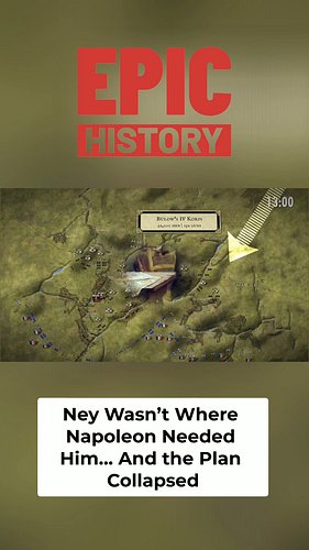 The blunder that echoed all the way to Waterloo. 🪖⚔️

Napoleon vs. Blücher at Ligny. Ney vs. Wellington at Quatre Bras. Two b...