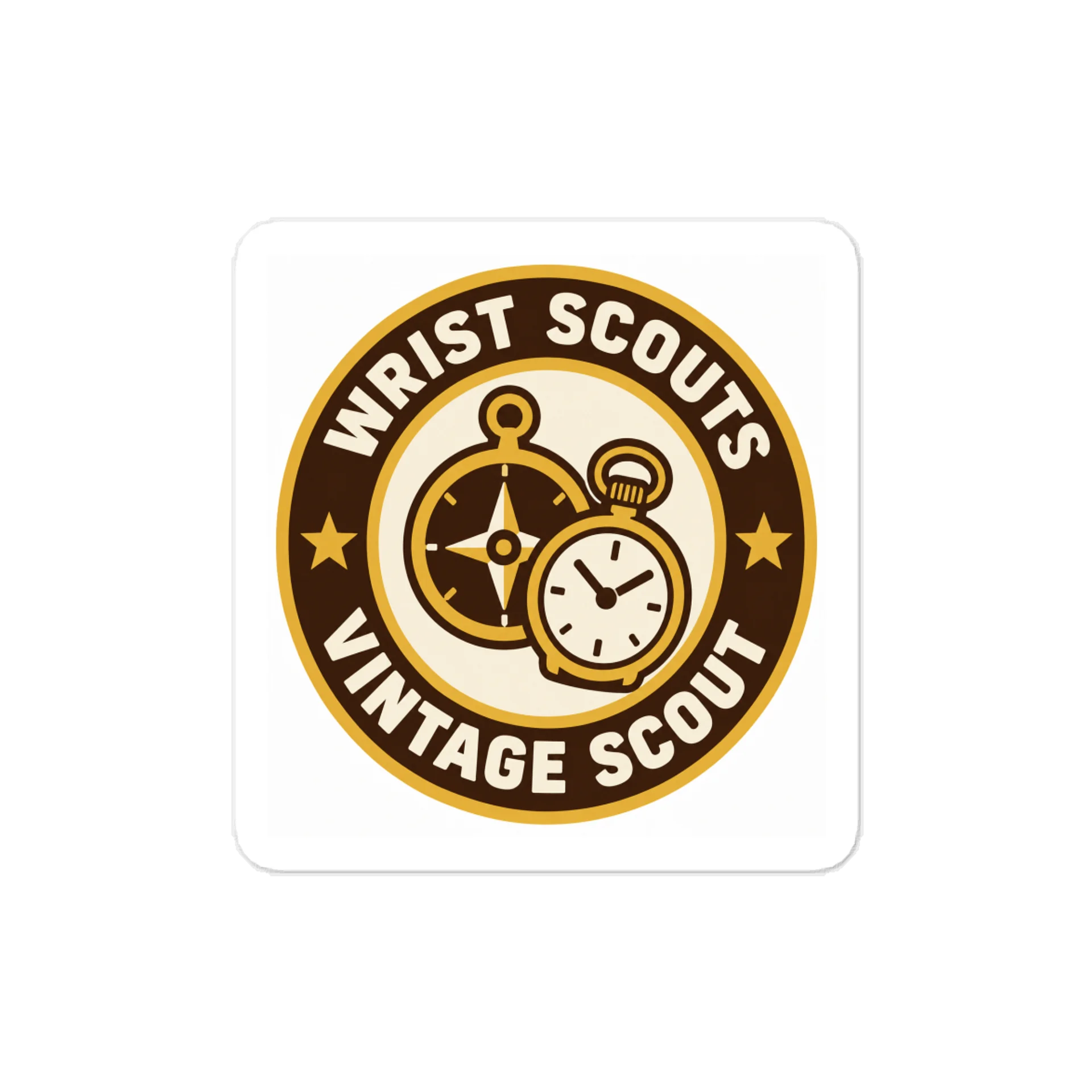 BB-003 Vintage Scout Sticker product image (1)