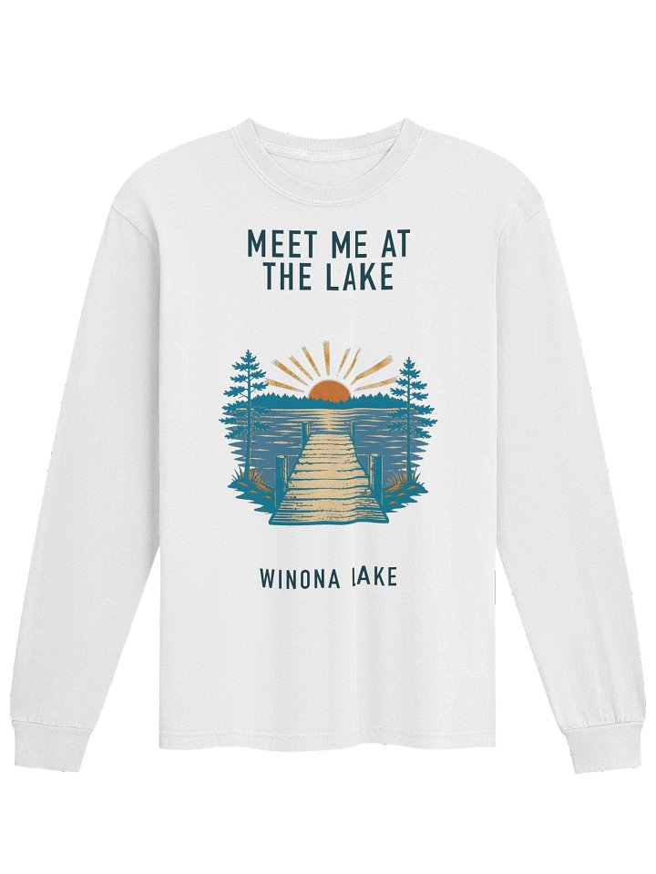 Pier at Dawn Comfort Colors Long Sleeve — Sunwashed
