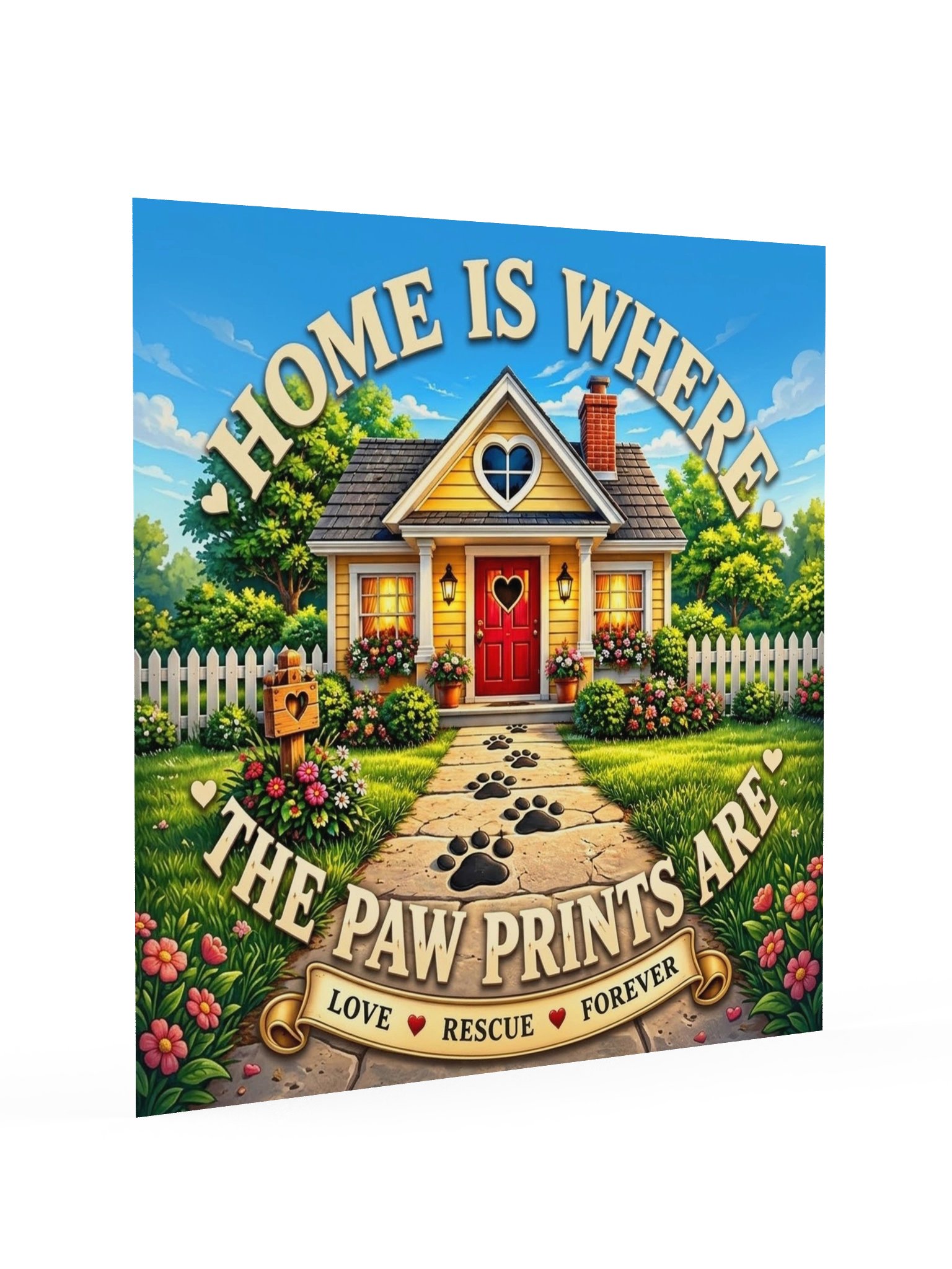 Home Is Where the Paw Prints Are Poster product image (2)