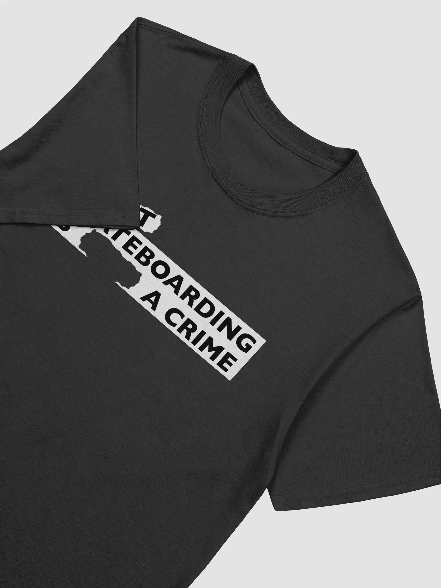 NOT SKATEBOARDING IS A CRIME - SoftStyle T Shirt product image (3)