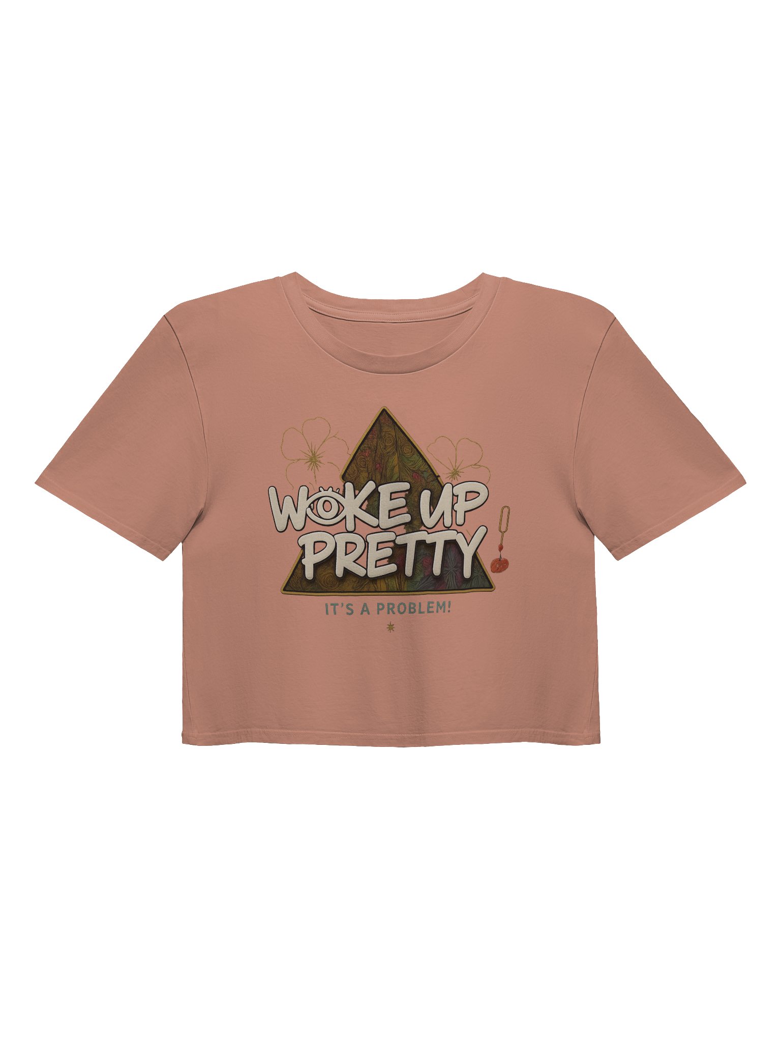 “WOKE UP PRETTY” – AS Colour Women’s Premium Crop Tee product image (1)
