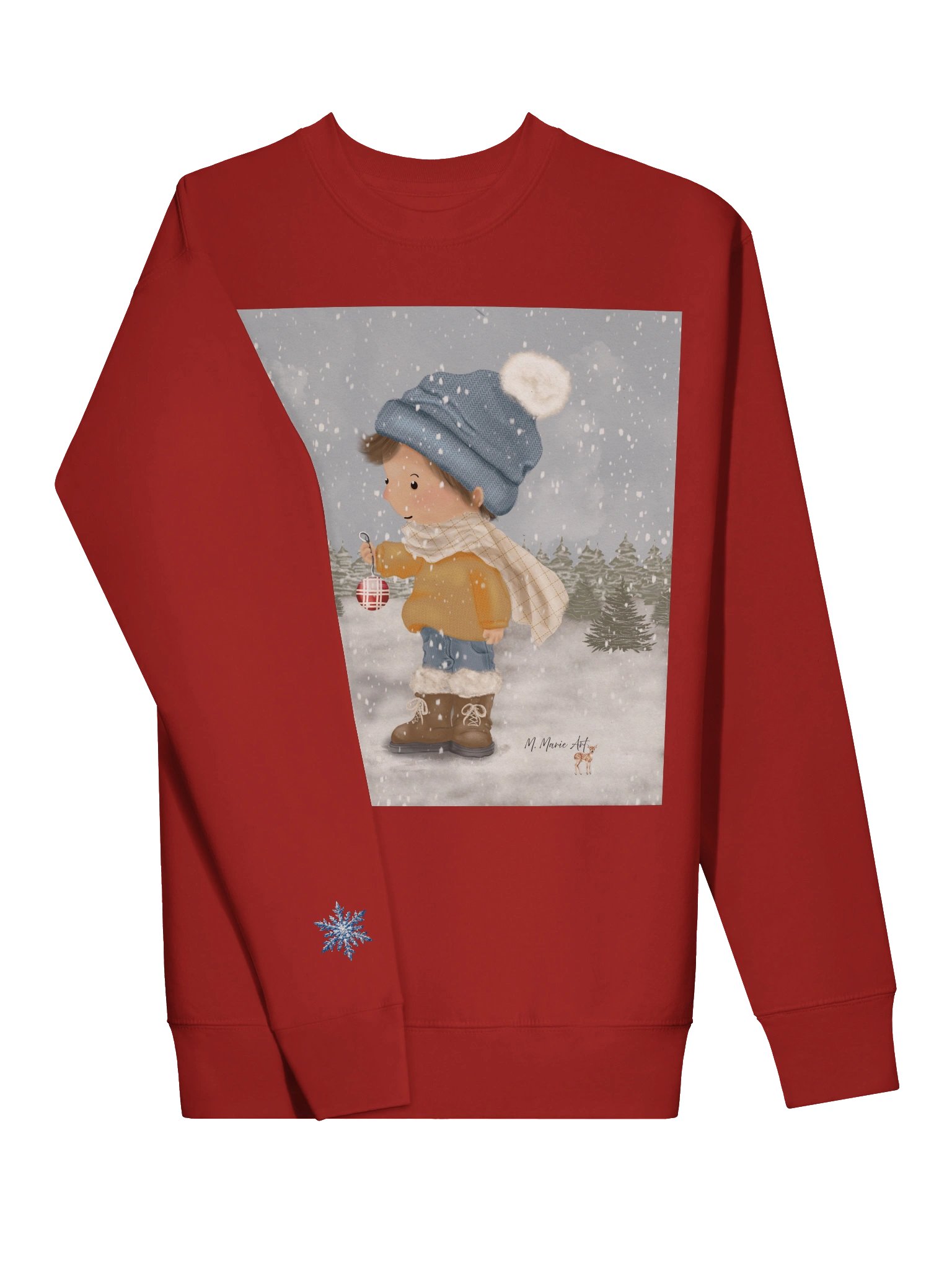 MMarieArt Winter Ornament Sweatshirt product image (3)