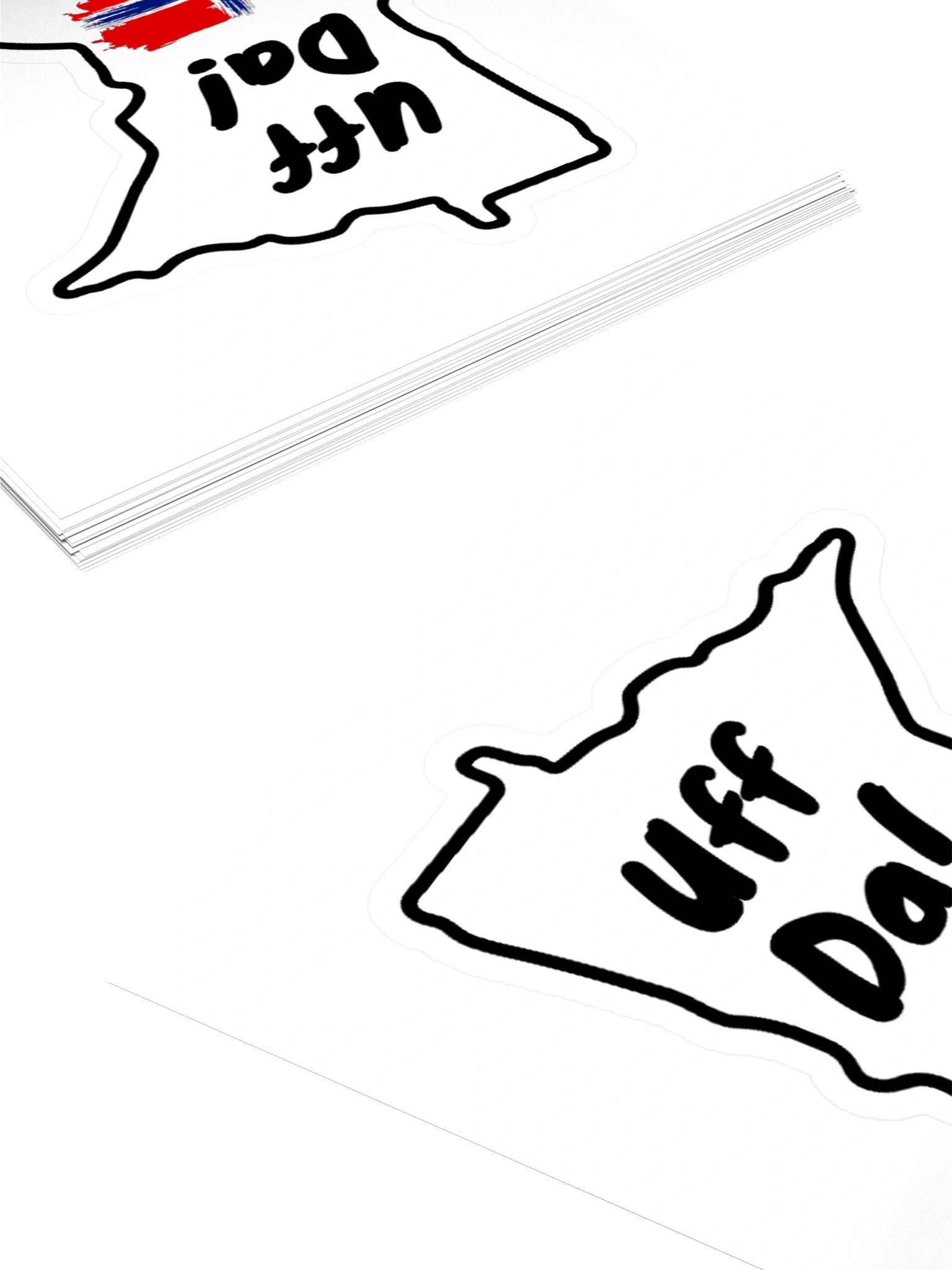 Norwegian Heritage Flag Kiss Cut Sticker product image (10)