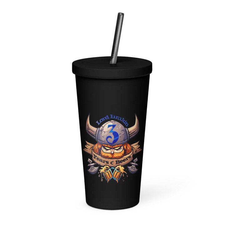 3 years affiliation tumbler with straw product image (6)