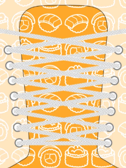 Sushi JP High Top Gold/White Female product image (9)