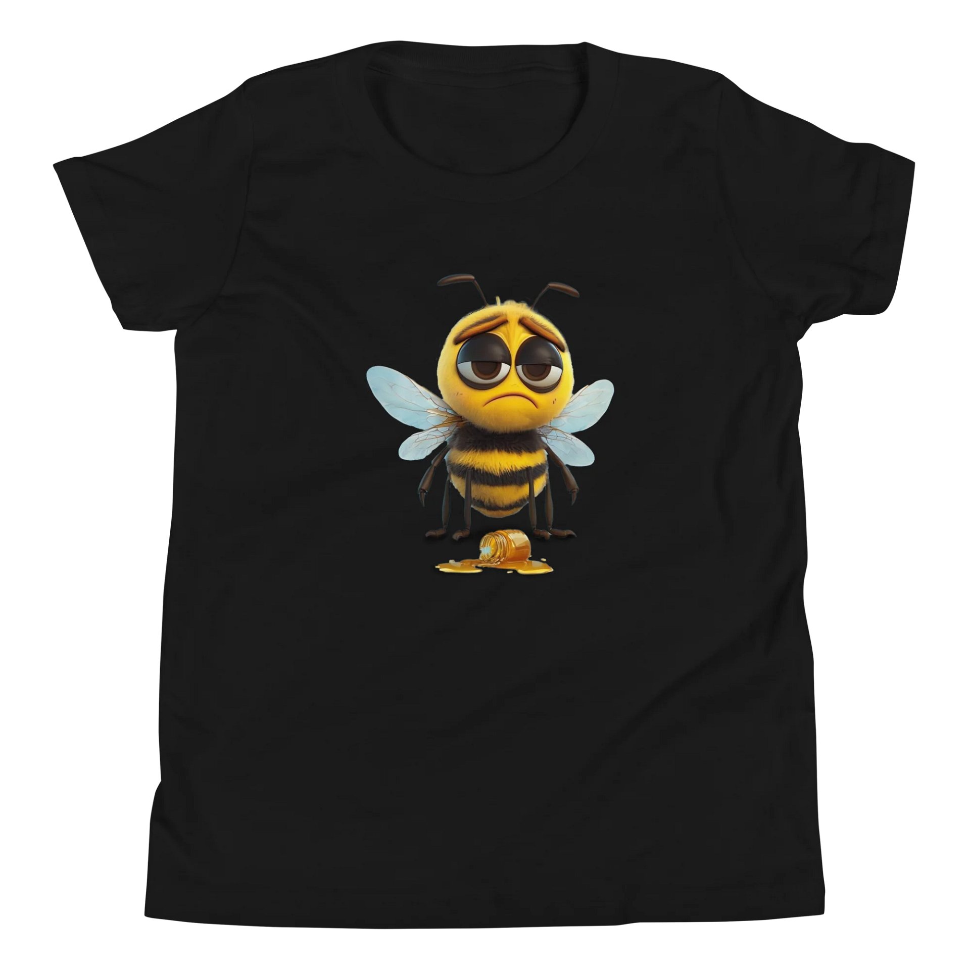 Sad Bee Youth Short Sleeve T-Shirt product image (16)