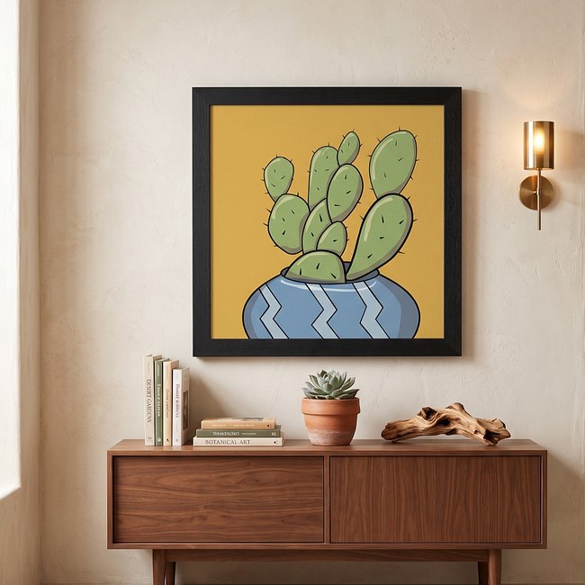 Cactus and Succulent Framed Wall Art