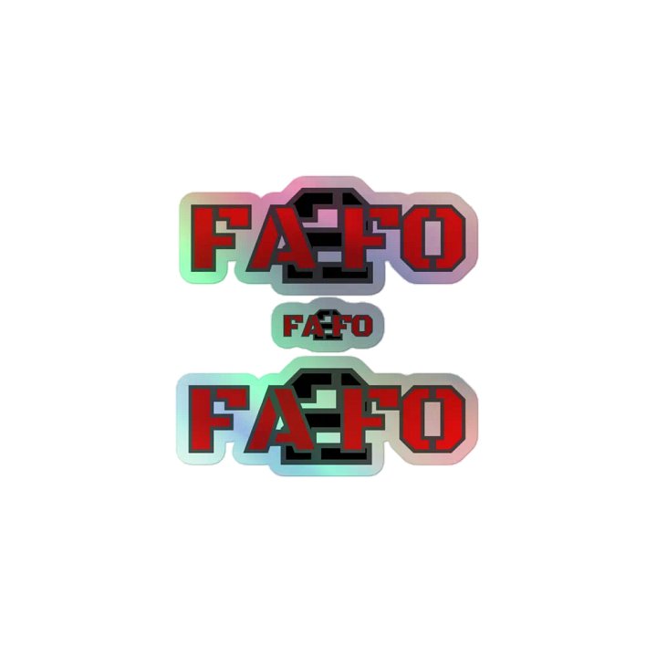 FA2FO Holographic Stickers product image (1)
