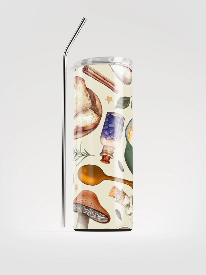 Fantasy Foodie Tumbler w/ Straw product image (1)