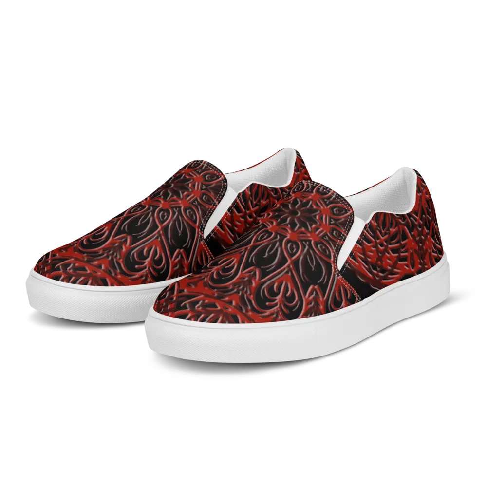 Crimson Mandala Symphony Shoes product image (8)