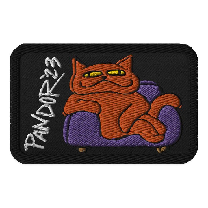 No Thoughts Cat Patch product image (1)