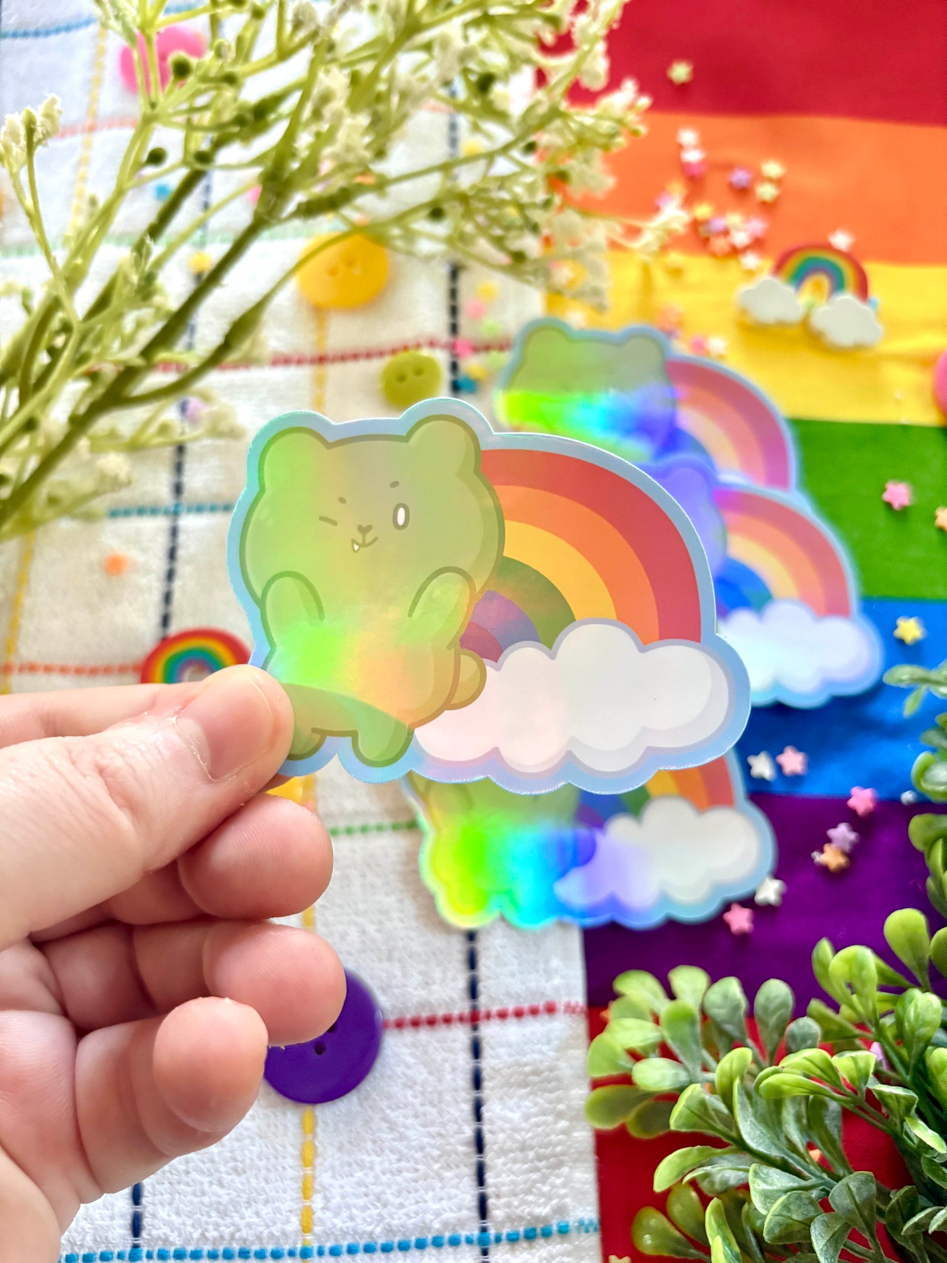 Lucy Rainbow Pride Sticker product image (2)