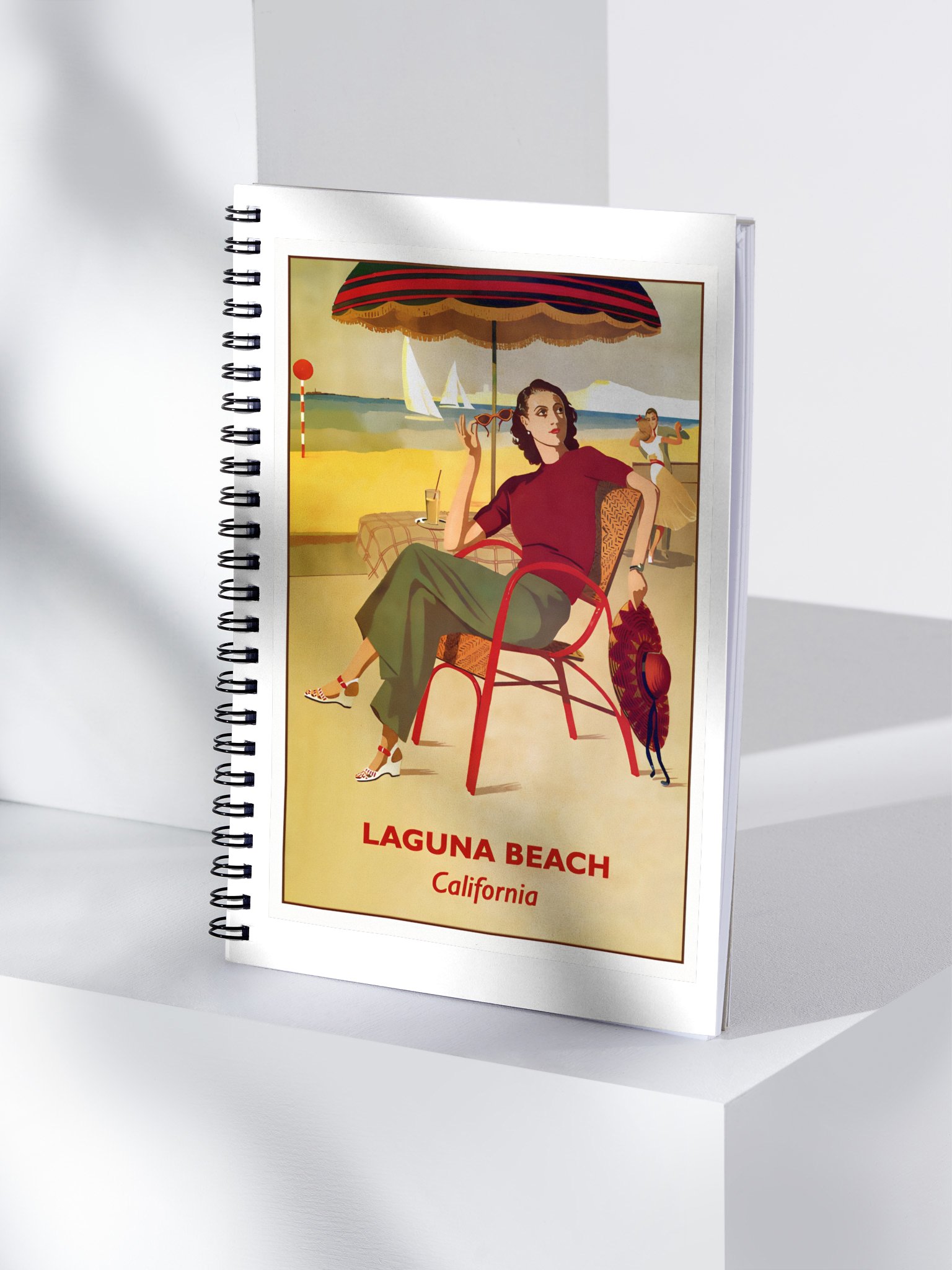 Laguna Beach Vintage Spiral Notebook product image (4)