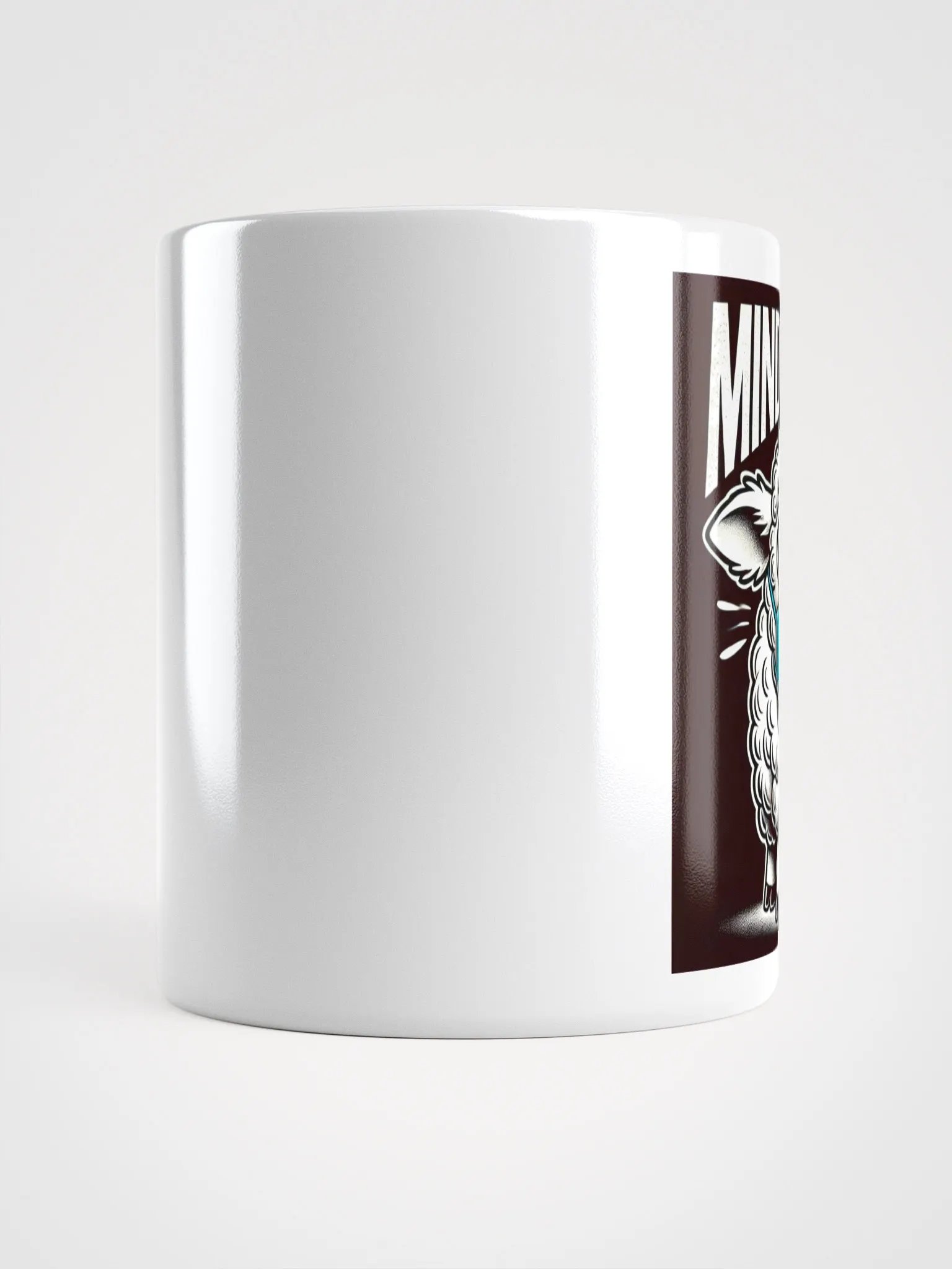 MASKED SHEEP - MIND CONTROL MUG WT product image (5)
