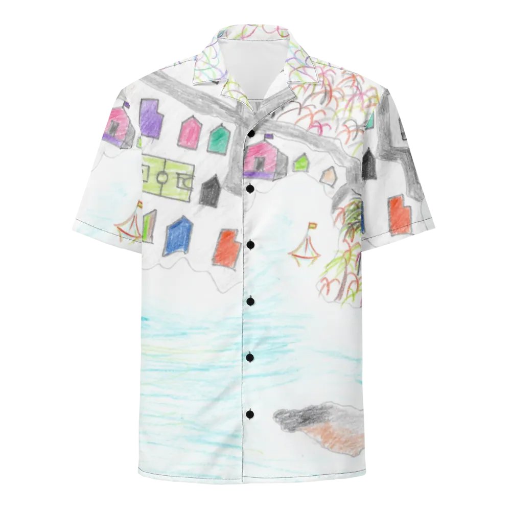 Haitian Coastal Village Shirt product image (1)