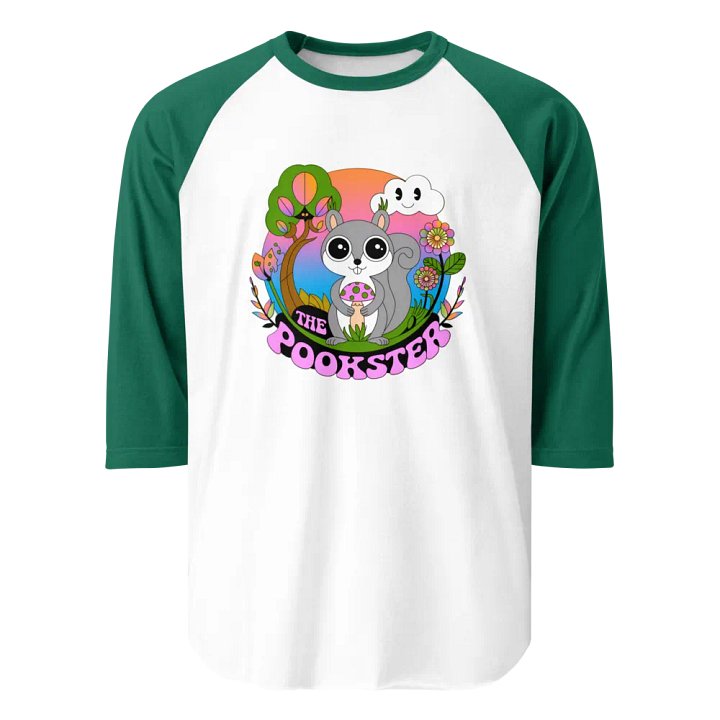 The Pookster's Mushroom Madness Raglan Tee product image (1)