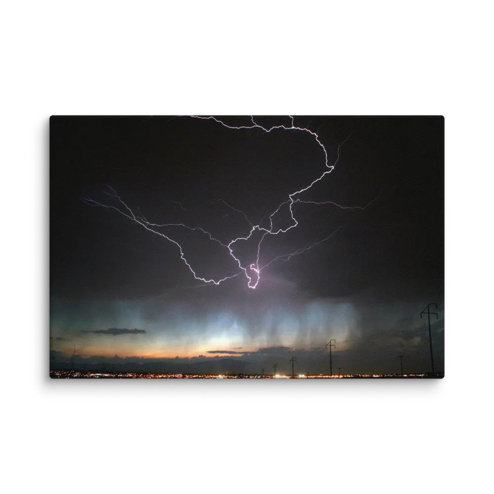 Canvas Print - Lightning Cityscape product image (1)