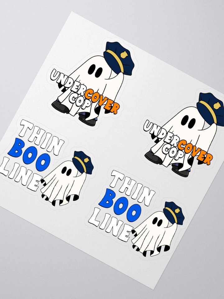 Undercover Cop Kiss Cut Stickers Set product image (5)