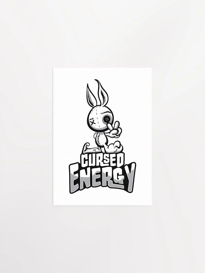Cute & Creepy "Cursed Energy" Voodoo Doll Poster product image (4)