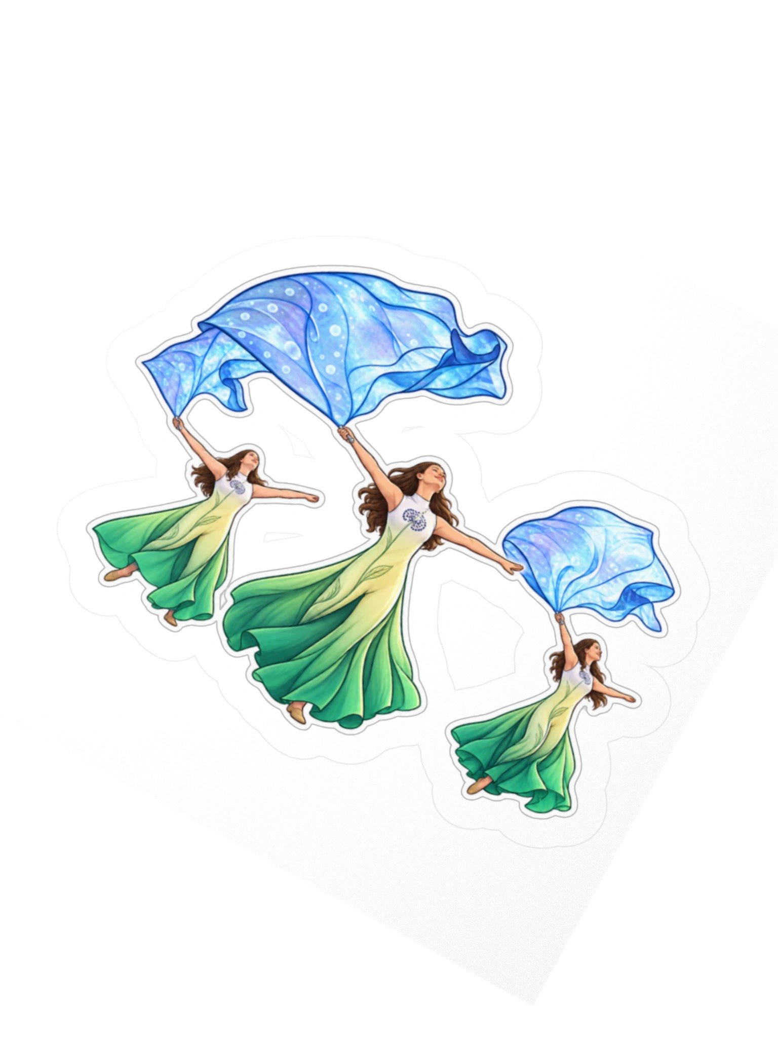 Bloom in Motion Colorguard Sticker product image (3)