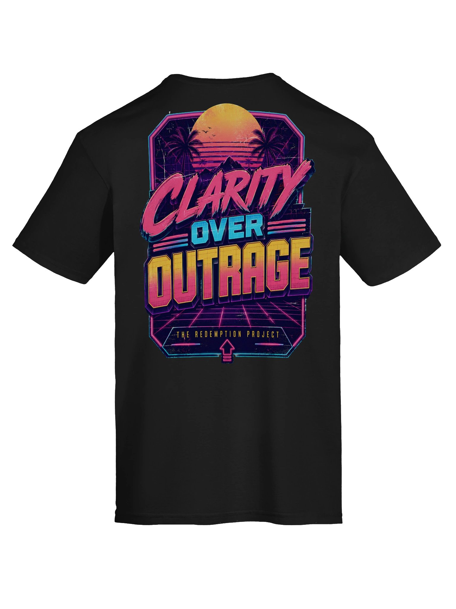 Clarity Over Outrage Retro Tee product image (7)