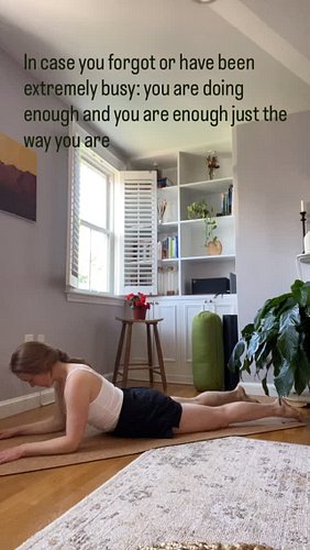 Movement that is full of ease and nourishing for the body can be really satisfying after being away from a routine for a peri...