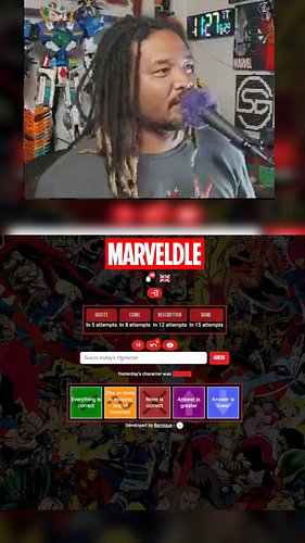Comic Marveldle for June 29! I think I fixated too much. Hahaha #marvel #comics #marveldle