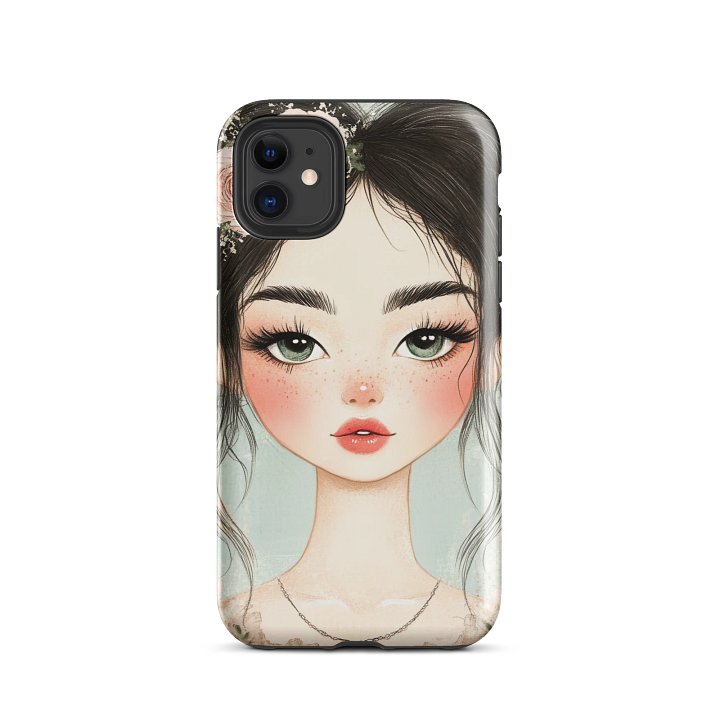 Elegant Muse iPhone®Tough Case | East-Asian Inspired Portrait Art product image (2)