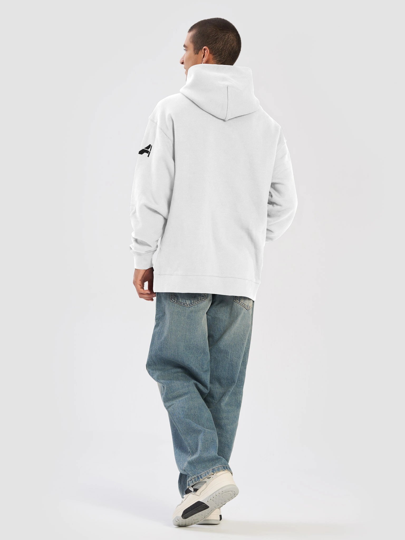 AI UNDERGROUND HOODIE WHITE product image (6)