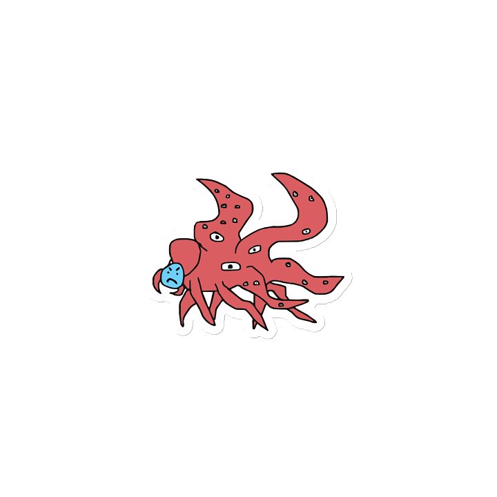 Red AI Shoggoth Magnet product image (1)
