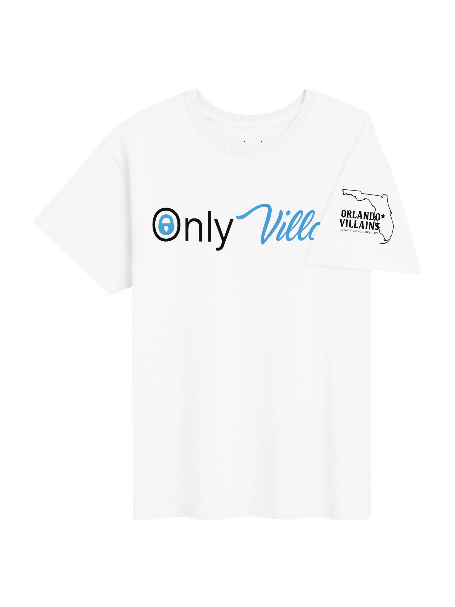 “Only Villains™ Tee – Printed Parody Edition” product image (14)