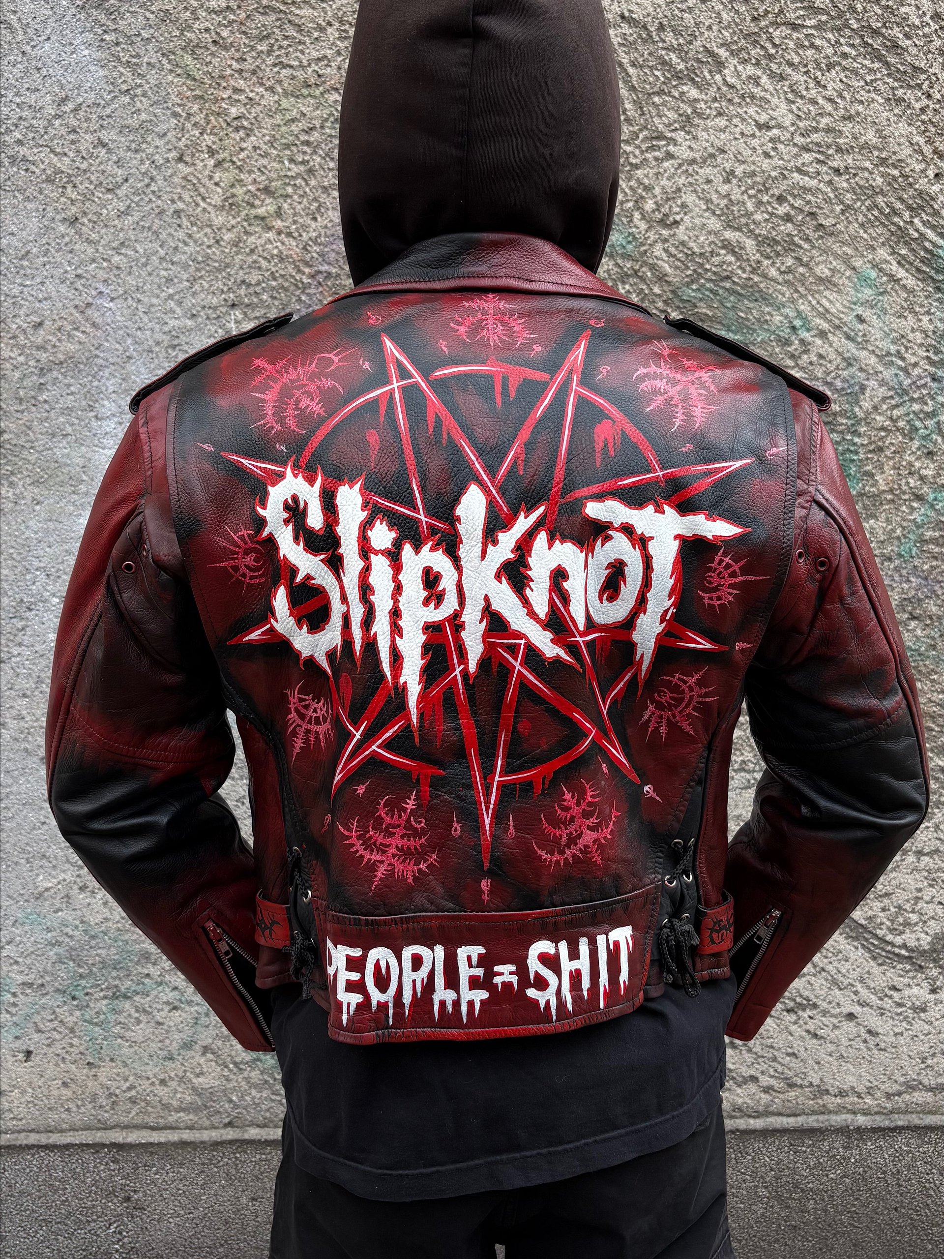 👺 Slipknot Hand-Painted Custom Jacket product image (7)